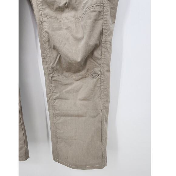 KUHL Legendary Pants Spire Roll Up Size 14 Tan‎ Khaki Outdoor Hiking - Picture 4 of 12